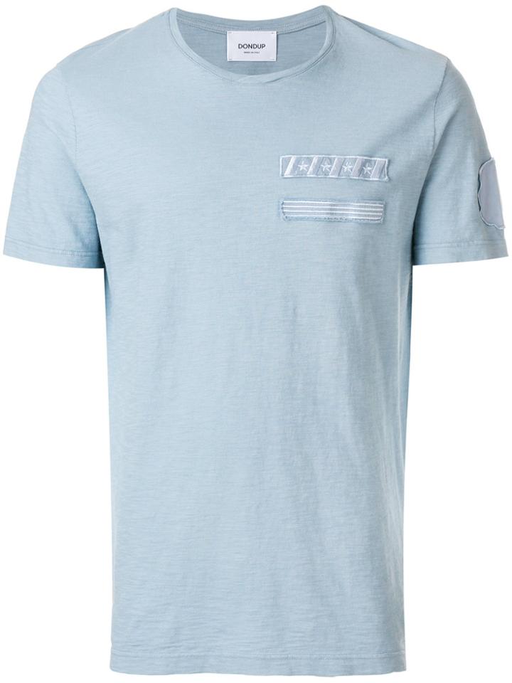 Dondup Embroidered Detail T-shirt - Blue