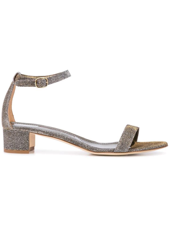 Manolo Blahnik Chaflah Sandals - Silver