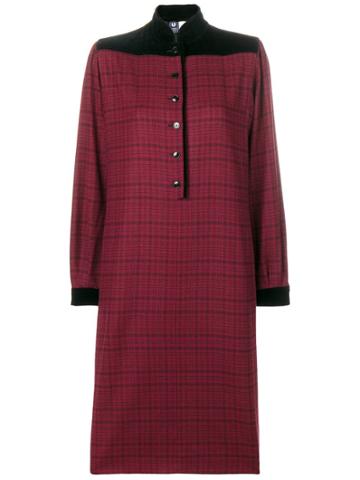Emanuel Ungaro Vintage Check Dress - Red