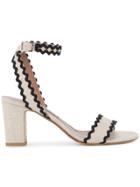 Tabitha Simmons Nude Black Leticia Heeled Sandals - Nude & Neutrals