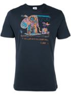 Vivienne Westwood Man 'gorgeous Elephant House' T-shirt, Men's, Size: Medium, Blue, Cotton