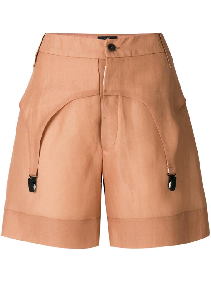 Lost & Found Ria Dunn Garter Shorts - Nude & Neutrals