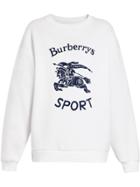 Burberry Archive Logo Cotton Blend Sweatshirt - White
