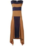 Loewe Striped Midi Dress - Blue