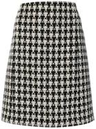 Valentino Panel Pleated Skirt - Green