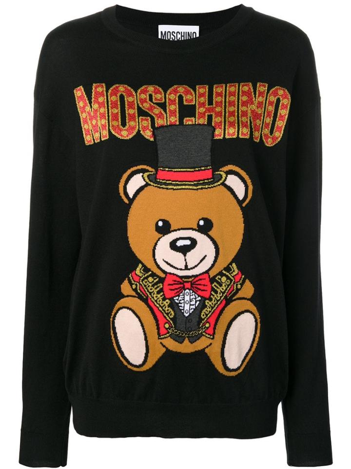 Moschino Circus Bear Jumper - Black