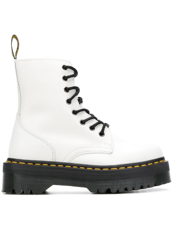 Dr. Martens Platform Lace-up Sneakers - White