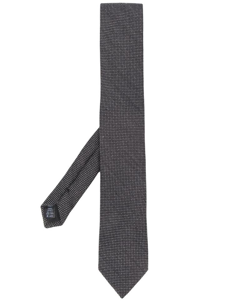 Dolce & Gabbana Classic Textured Tie - Black
