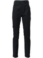 Julien David Woven Tapered Trousers - Black