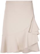 Nk Ruffle Straight Skirt - Nude & Neutrals