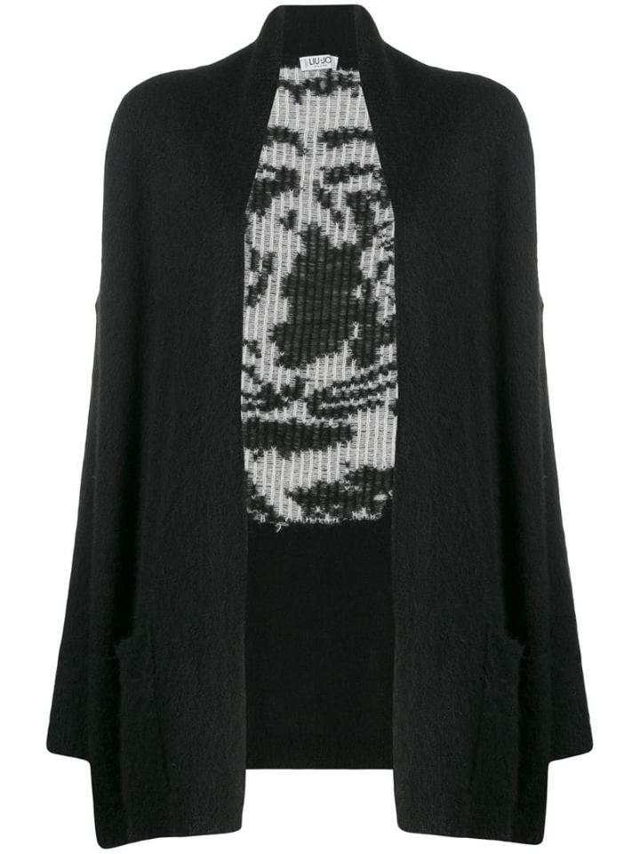 Liu Jo Tiger Knit Cardigan - Black