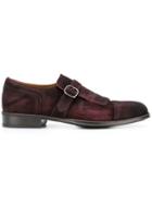 Doucal's Side-buckle Loafers - Brown