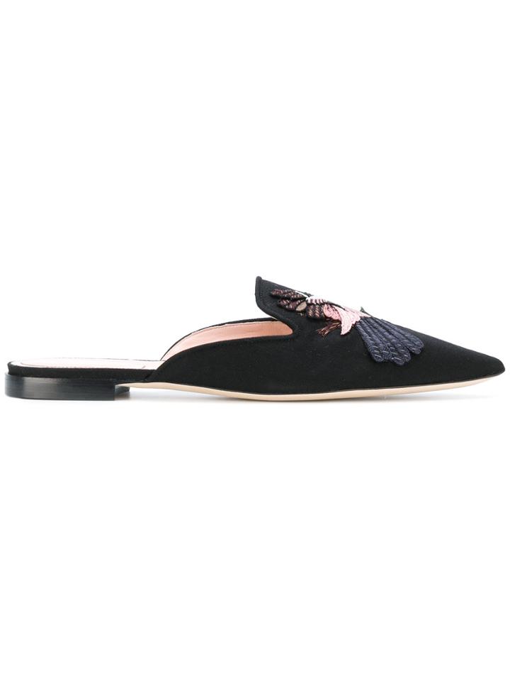 Alberta Ferretti Bird Patch Slippers - Unavailable