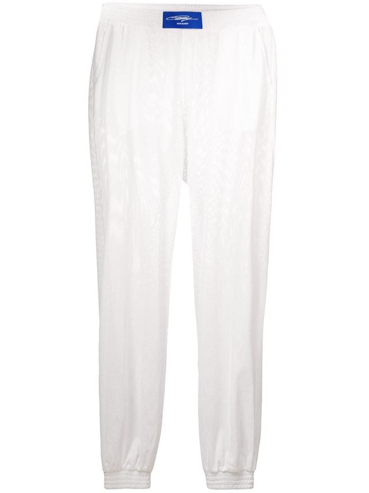 Anton Belinskiy Mesh Track Pants - White