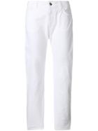 Twin-set Cropped Straight Jeans - White