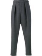 Curieux Pleated Tapered Trousers