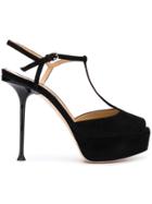 Sergio Rossi Platform Stiletto Sandals - Black