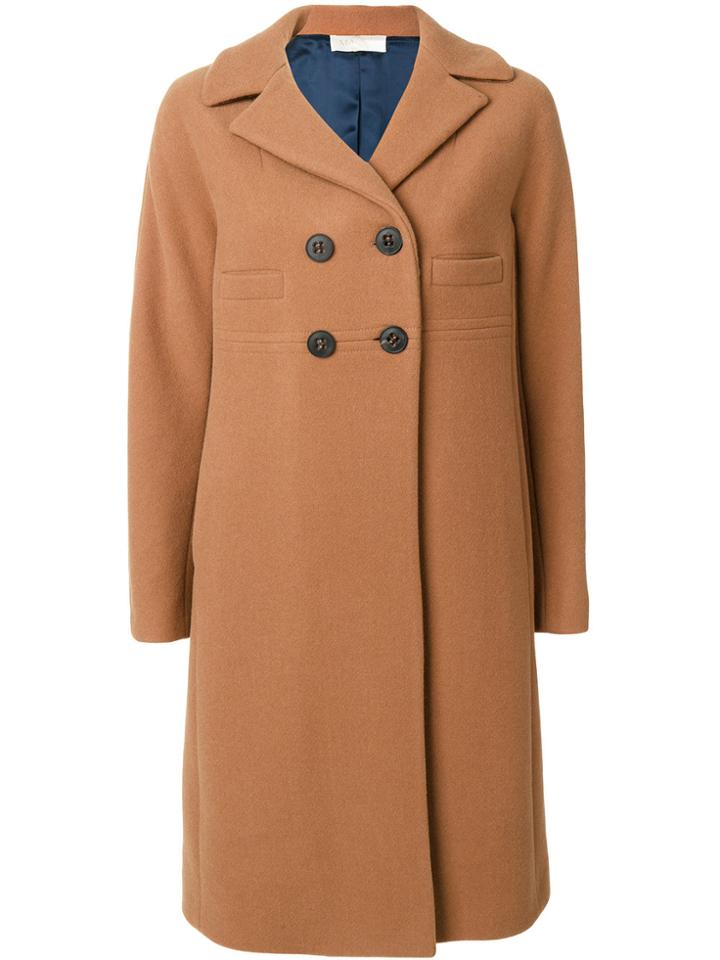 Mantu Classic Fitted Coat - Nude & Neutrals