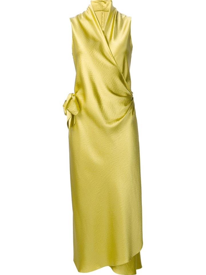 Peter Cohen Hammered Sleeveless Midi Dress