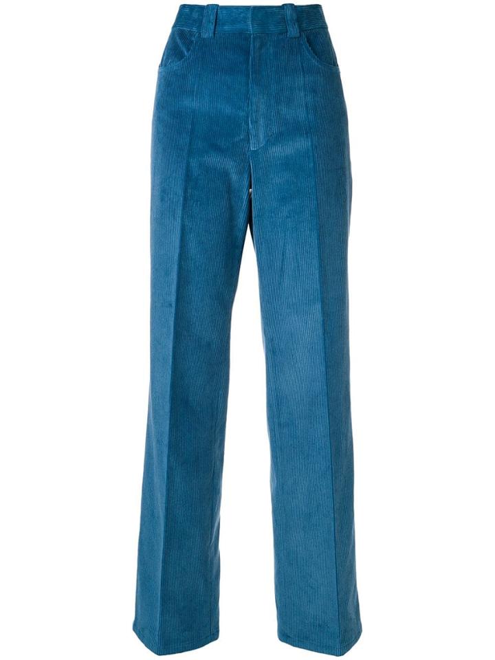 Helmut Lang Corduroy Trousers - Blue