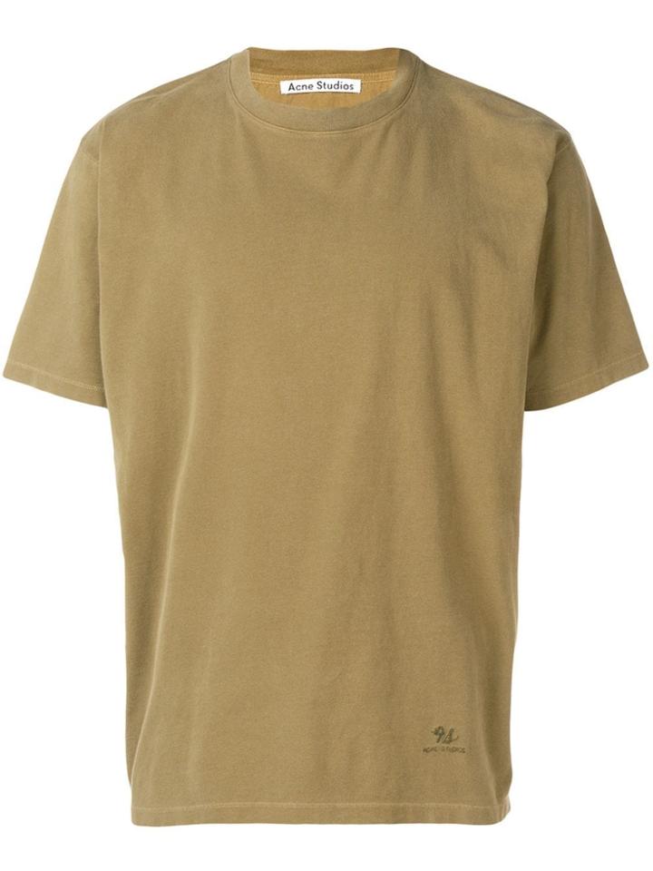 Acne Studios Branded T-shirt - Green