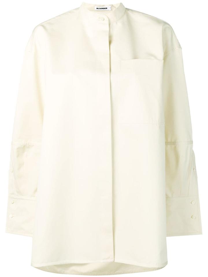 Jil Sander Concealed Front Shirt - Neutrals