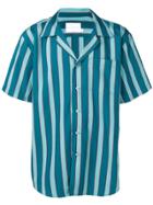 The Silted Company Striped Oversized Shirt - Blue