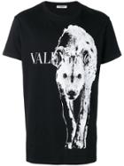 Valentino Wild Dog Print T-shirt - Black