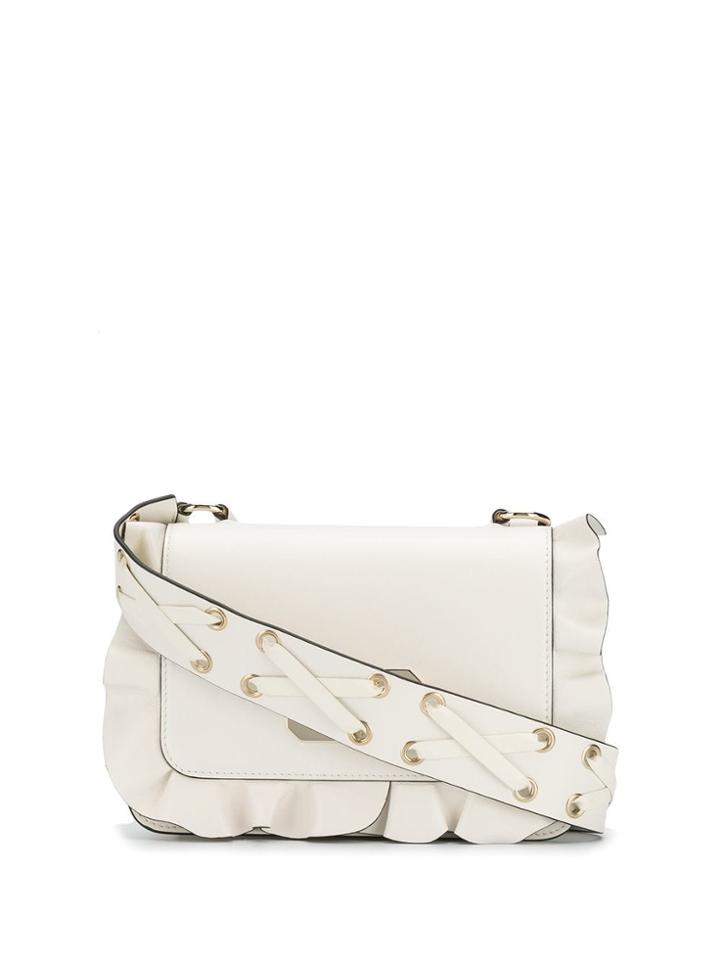 Red Valentino Rock Ruffles Crossbody Bag - Neutrals