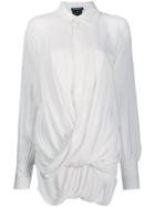 Ann Demeulemeester Draped Front Shirt - Pink