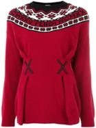 Fendi Knitted Sweater - Red