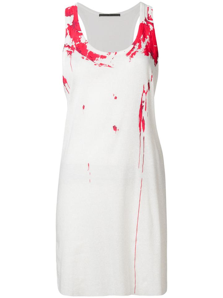 Haider Ackermann Printed Tank Top - White