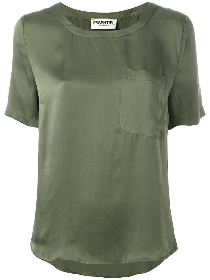 Essentiel Antwerp Nananas T-shirt, Women's, Size: 36, Green, Silk