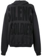 Haider Ackermann - 'silence Is Golden' Hoodie - Women - Cotton - S, Women's, Grey, Cotton