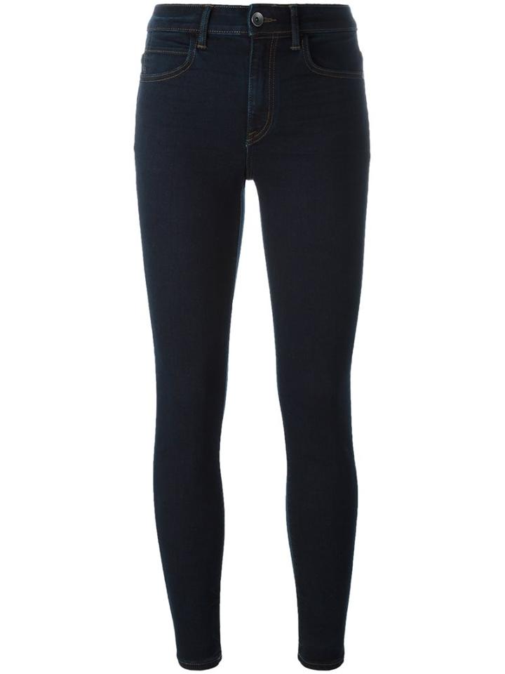 Helmut Lang Ankle Skinny Jeans, Women's, Size: 30, Blue, Polyester/spandex/elastane/cotton