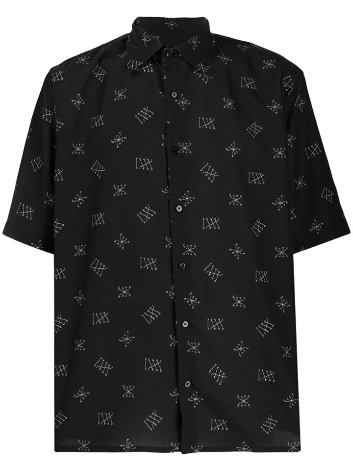 Fendi Graphic Print Shirt - Black