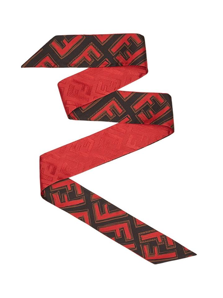 Fendi Ff Wrappy Scarf - Red