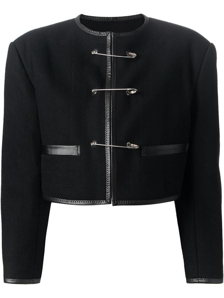 Jean Paul Gaultier Vintage Safety Pin Fastening Jacket - Black