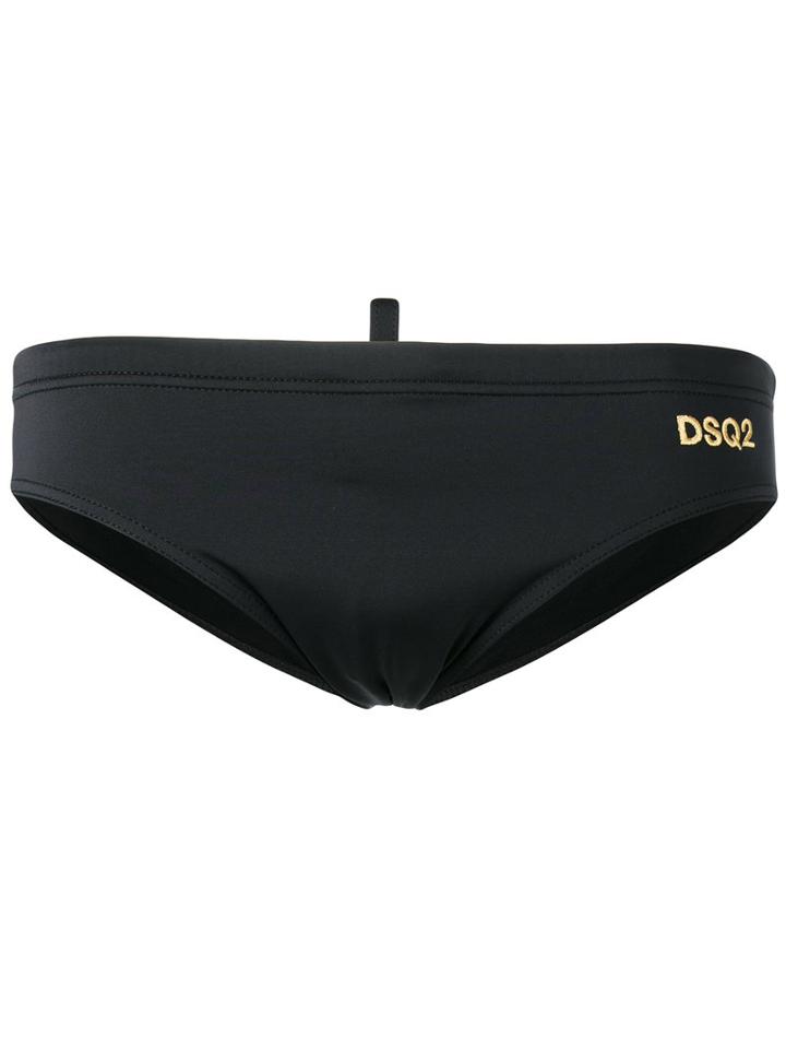 Dsquared2 - 24-7 Star Swim Slips - Men - Polyamide/spandex/elastane - 52, Black, Polyamide/spandex/elastane