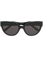 Balenciaga Eyewear Cat Eye Sunglasses - Black