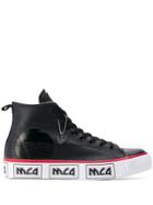Mcq Alexander Mcqueen Hi-top Sneakers - Black