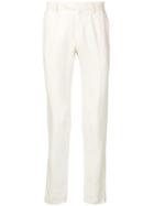 Borrelli Straight Fit Chino Trousers - White