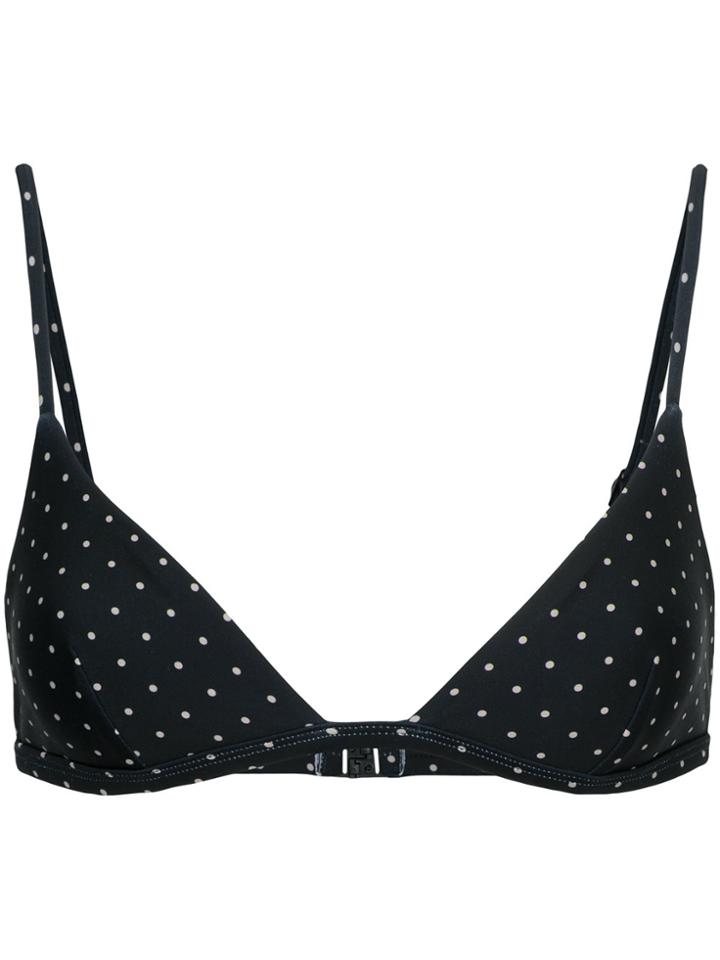 Matteau Petite Triangle Bikini Top - Black