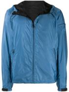 Prada Hooded Boxy Windbreaker - Blue