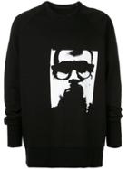 Julius Printed Portrait T-shirt - Black