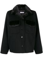 P.a.r.o.s.h. Buttoned Short Coat - Black