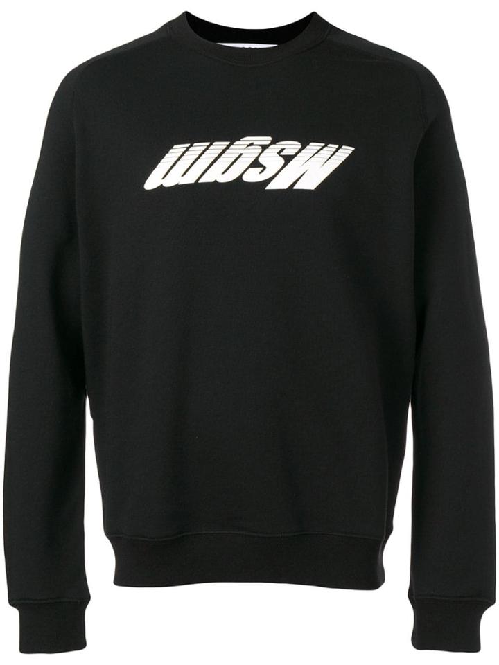 Msgm Logo Graphic Sweatshirt - Black