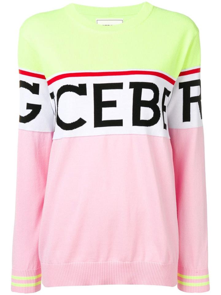 Iceberg Logo Knitted Jumper - Pink