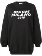 Msgm Milano 2018 Sweatshirt - Black