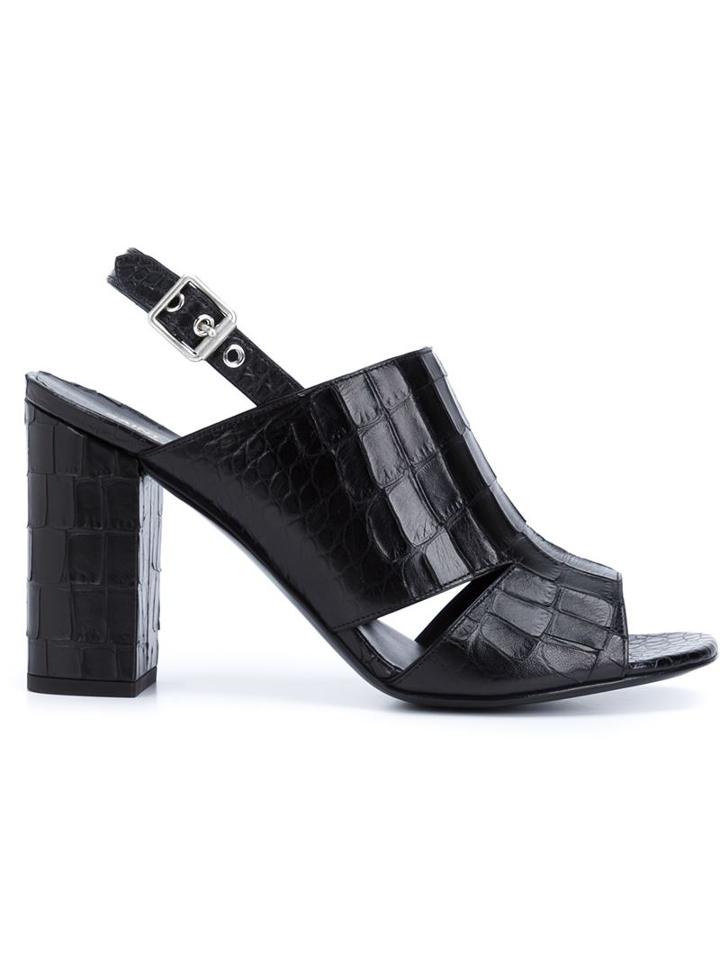 Saint Laurent Embossed Sandals